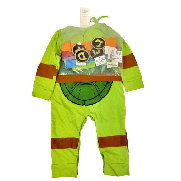 Baby 6 to 12 Months Teenage Mutant Ninja Turtles 12-Piece Halloween Costume Set - Picture 3 of 6